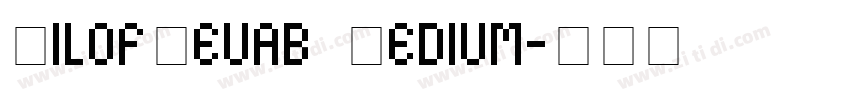 OilofReuab Medium字体转换